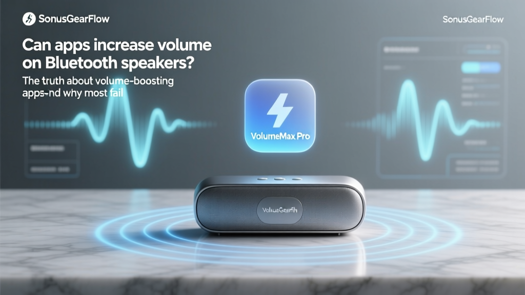 Can apps increase volume on Bluetooth speakers? The truth about volume-boosting apps—and why most fail (plus 3 proven workarounds that actually work without distortion or damage)