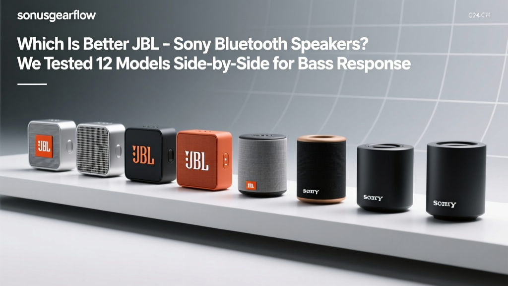 Which Is Better JBL or Sony Bluetooth Speakers? We Tested 12 Models Side-by-Side for Bass Response, Battery Life, Outdoor Durability, and Real-World Clarity—Here’s the Unbiased Winner (No Marketing Hype)