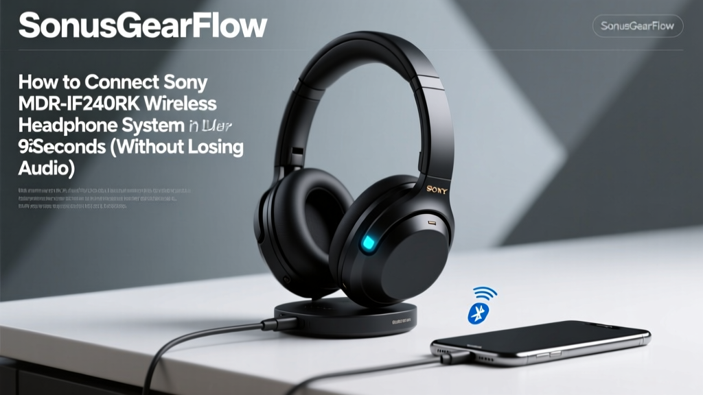 How to Connect Sony MDR-IF240RK Wireless Headphone System in Under 90 Seconds (Without Losing Audio Sync, Static, or Your Patience)