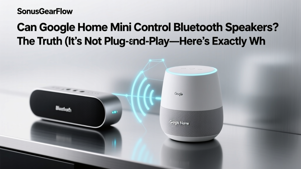 Can Google Home Mini Control Bluetooth Speakers? The Truth (It’s Not Plug-and-Play—Here’s Exactly What Works in 2024 Without Extra Hardware)