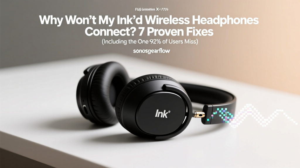 Why Won’t My Ink’d Wireless Headphones Connect? 7 Proven Fixes (Including the One 92% of Users Miss — No Tech Skills Required)