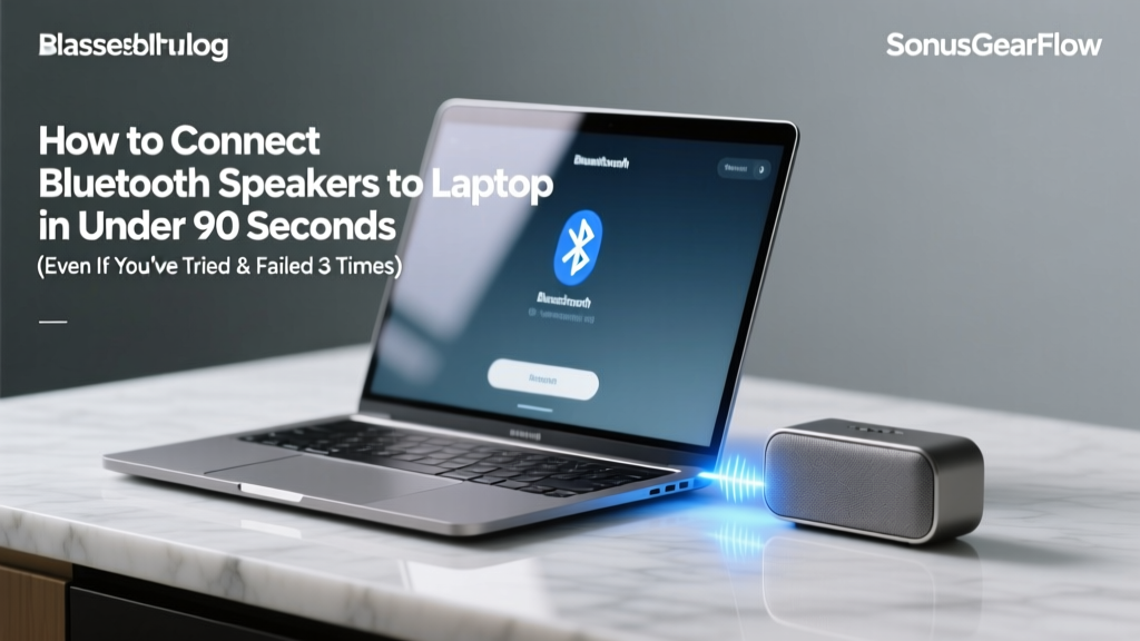 How to Connect Bluetooth Speakers to Laptop in Under 90 Seconds (Even If You’ve Tried & Failed 3 Times — Here’s Why It’s Not Your Fault)
