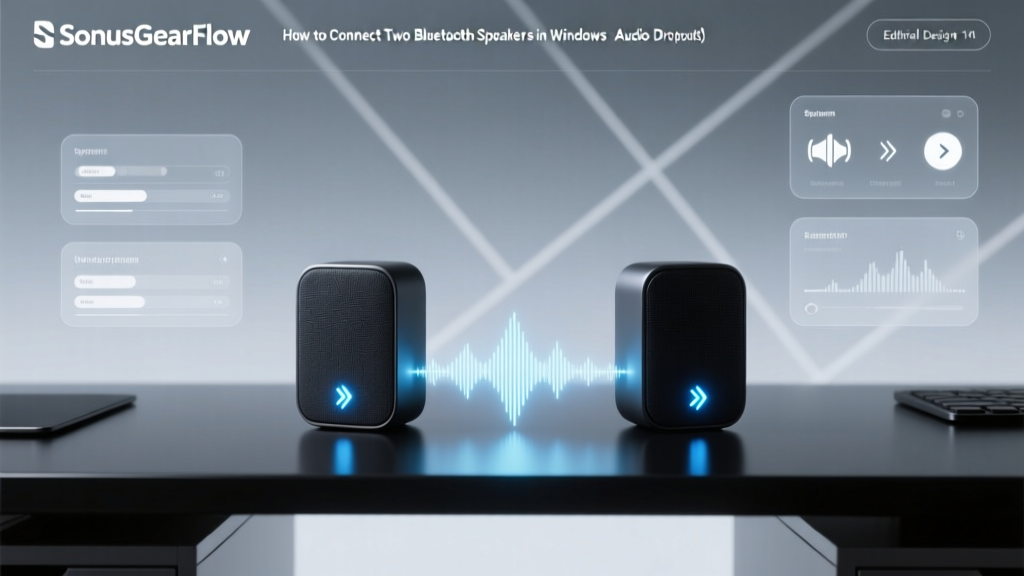 How to Connect Two Bluetooth Speakers in Windows 10 (Without Stereo Splitting or Audio Dropouts): A Real-World Engineer’s Step-by-Step Guide That Actually Works in 2024