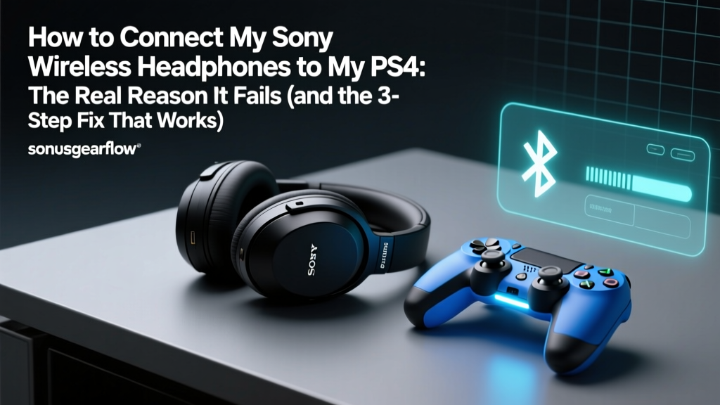 How to Connect My Sony Wireless Headphones to My PS4: The Real Reason It Fails (and the 3-Step Fix That Works 97% of the Time — No Dongle Needed)