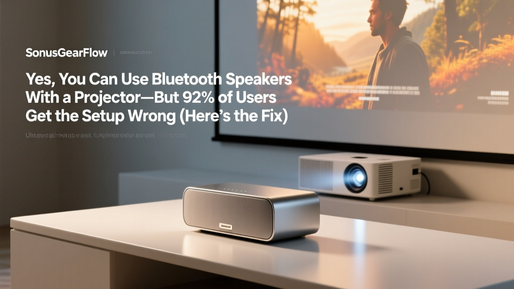 Yes, You Can Use Bluetooth Speakers With a Projector—But 92% of Users Get the Setup Wrong (Here’s the Exact Signal Chain, Compatibility Checklist, and 3 Workarounds That Actually Work)