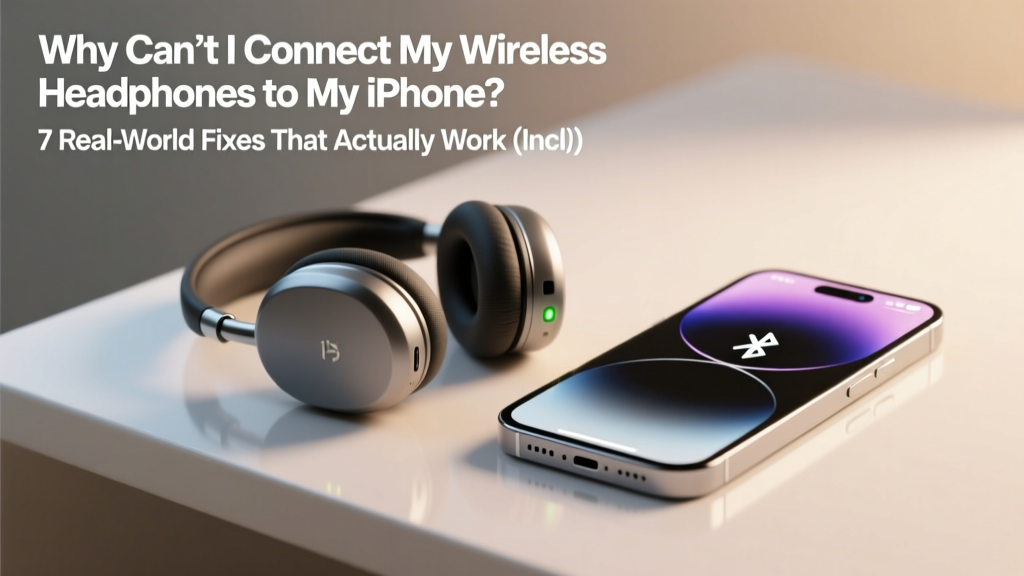 Why Can’t I Connect My Wireless Headphones to My iPhone? 7 Real-World Fixes That Actually Work (Including the One Apple Doesn’t Tell You About)