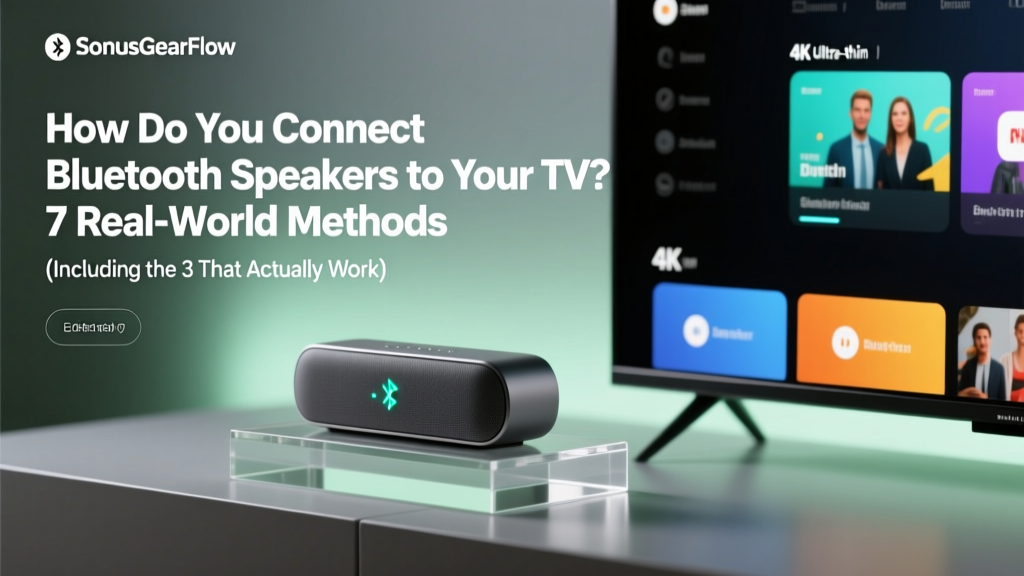How Do You Connect Bluetooth Speakers to Your TV? 7 Real-World Methods (Including the 3 That Actually Work Without Lag or Dropouts — Plus Which TVs Support It Natively in 2024)