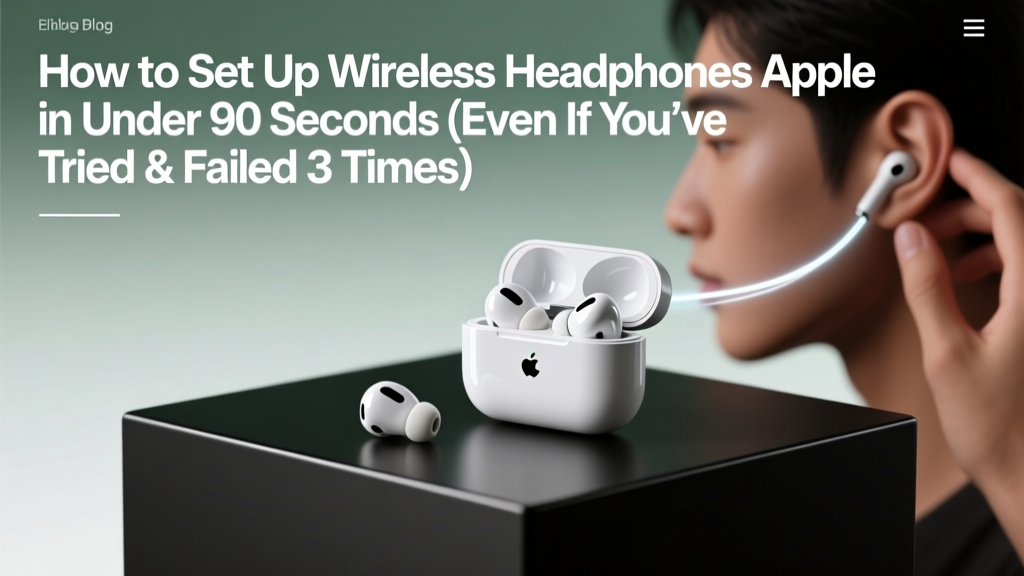 How to Set Up Wireless Headphones Apple in Under 90 Seconds (Even If You’ve Tried & Failed 3 Times — Here’s Why Bluetooth Pairing Fails & How to Fix It Instantly)
