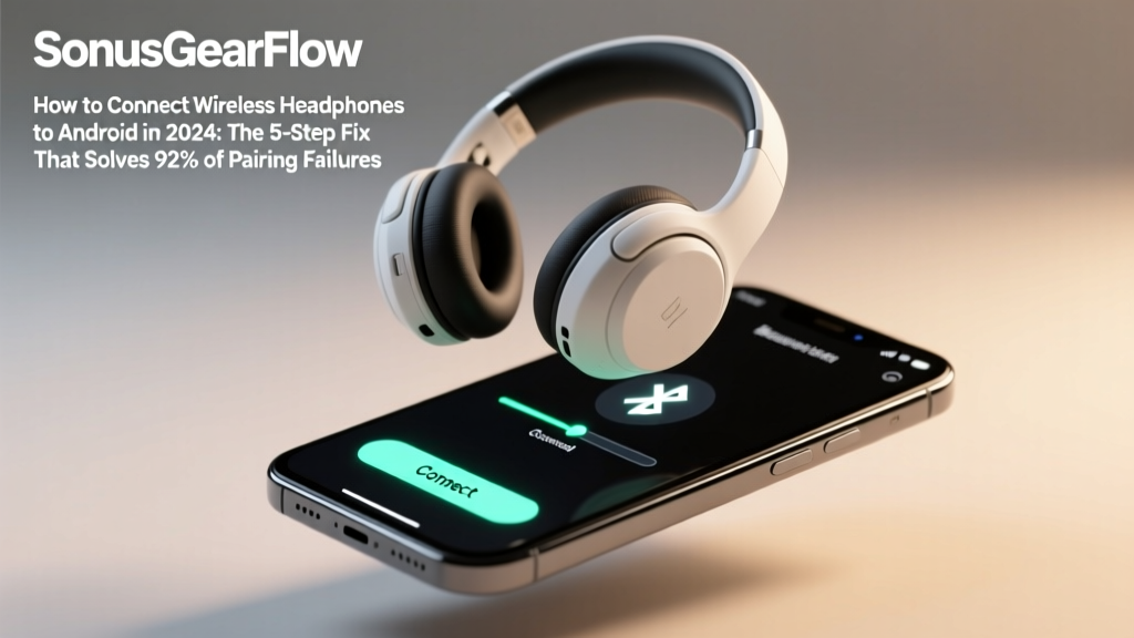 How to Connect Wireless Headphones to Android in 2024: The 5-Step Fix That Solves 92% of Pairing Failures (No Reset Needed)