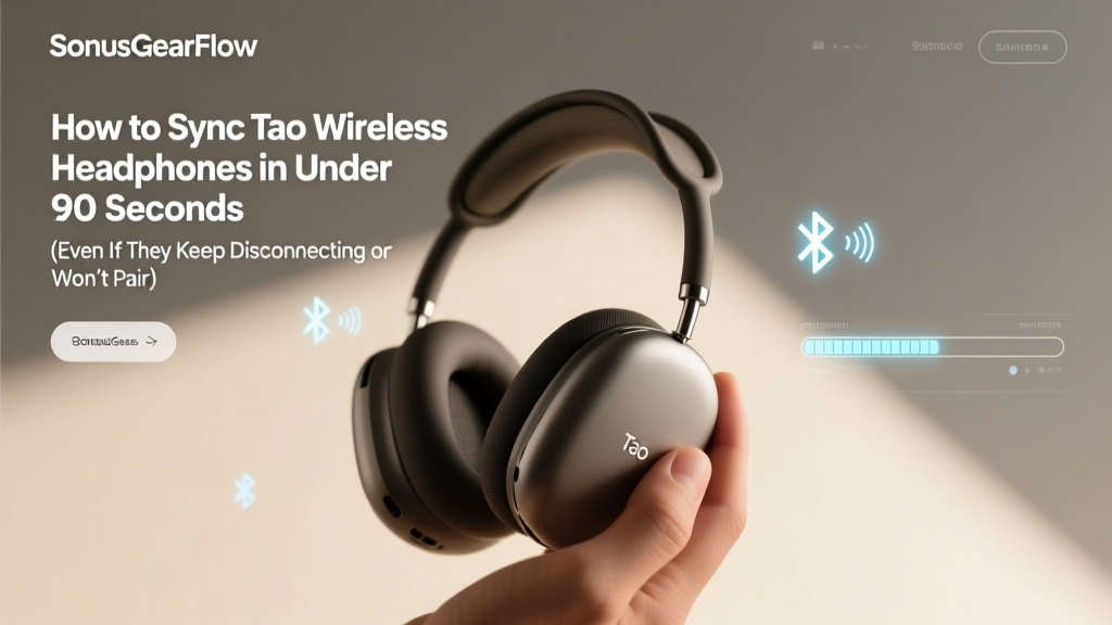 How to Sync Tao Wireless Headphones in Under 90 Seconds (Even If They Keep Disconnecting or Won’t Pair With Your iPhone/Android)
