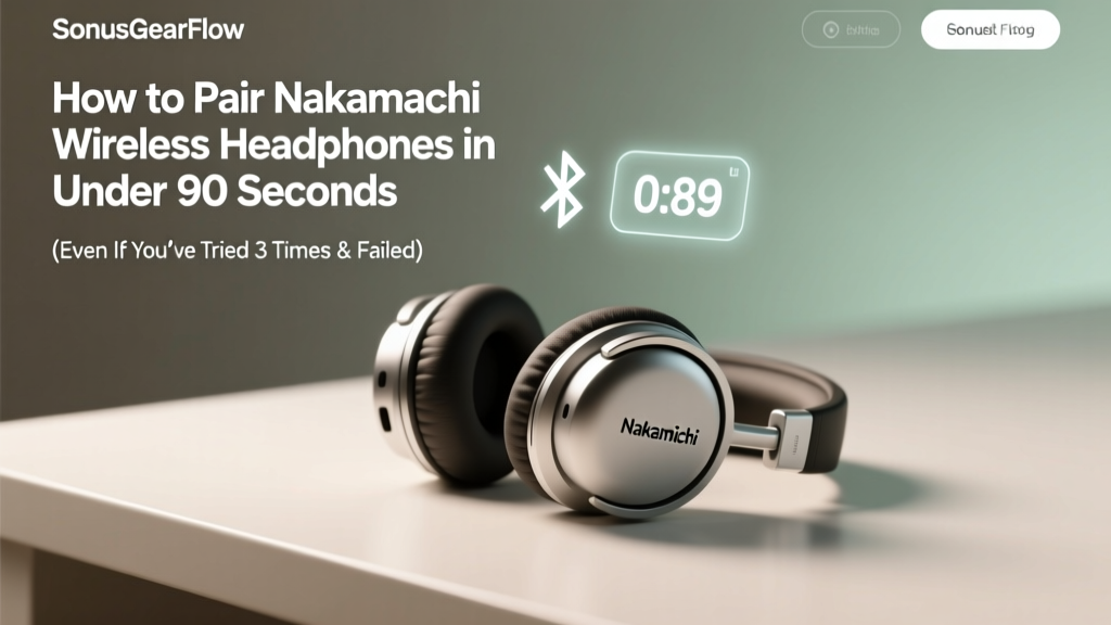 How to Pair Nakamichi Wireless Headphones in Under 90 Seconds (Even If You’ve Tried 3 Times & Failed — Here’s Why It’s Not Your Fault)