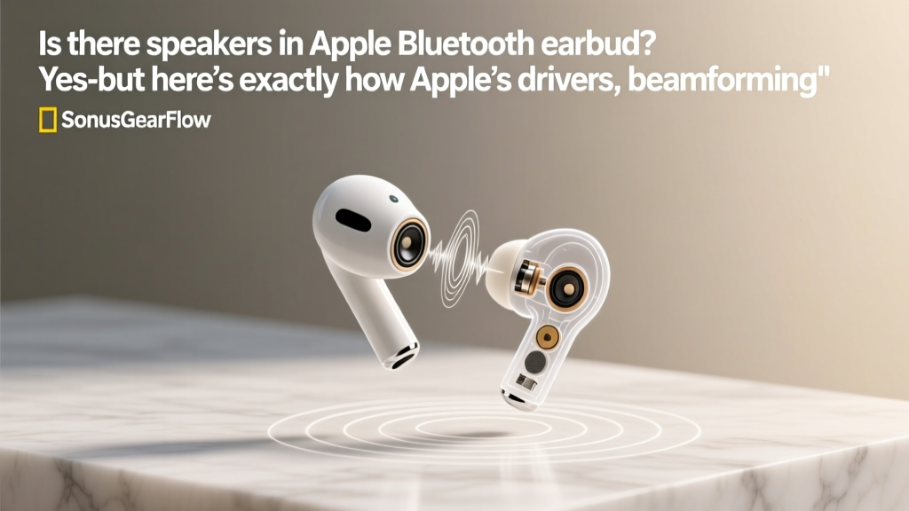 Is there speakers in Apple Bluetooth earbud? Yes—but here’s exactly how Apple’s drivers, beamforming mics, and spatial audio processing transform tiny transducers into immersive, studio-grade sound (no headphones needed)
