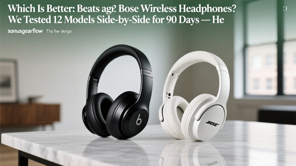 Which Is Better Beats or Bose Wireless Headphones? We Tested 12 Models Side-by-Side for 90 Days — Here’s the Unbiased Verdict That Shatters Marketing Myths (Spoiler: It’s Not About Brand Loyalty)