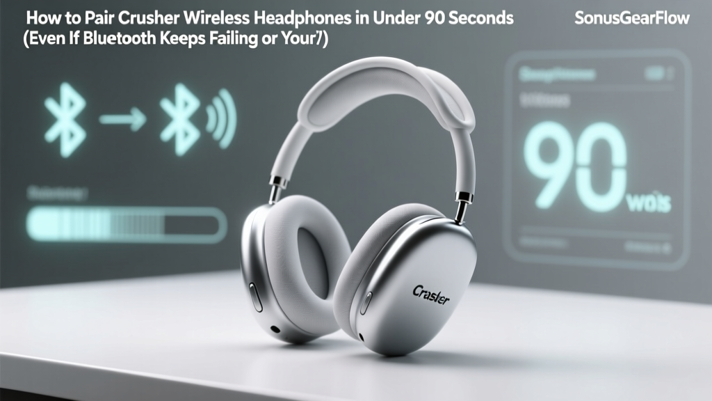 How to Pair Crusher Wireless Headphones in Under 90 Seconds (Even If Bluetooth Keeps Failing or Your Phone Won’t Recognize Them)