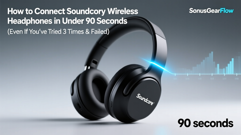 How to Connect Soundcore Wireless Headphones in Under 90 Seconds (Even If You’ve Tried 3 Times & Failed — Here’s What Actually Works)