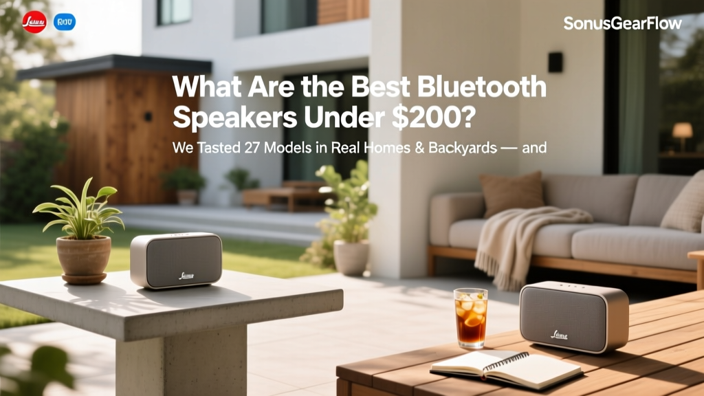What Are the Best Bluetooth Speakers Under $200? We Tested 27 Models in Real Homes & Backyards — and Found 5 That Beat $400 Competitors on Clarity, Bass Depth, and Battery Life (No Marketing Hype, Just Measured Data)