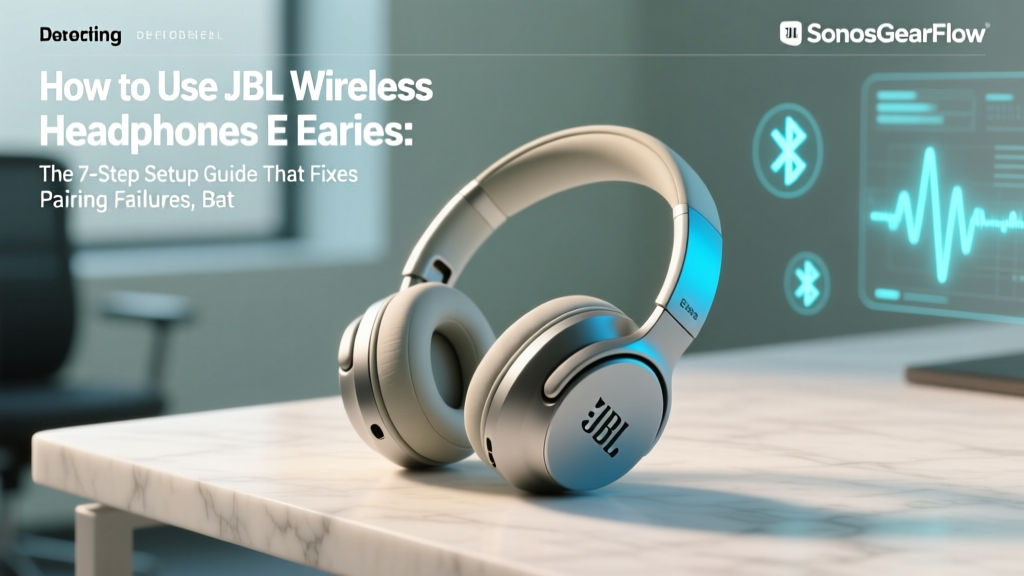How to Use JBL Wireless Headphones E Series: The 7-Step Setup Guide That Fixes Pairing Failures, Battery Anxiety, and Sound Dropouts (Even If You’ve Tried Everything)