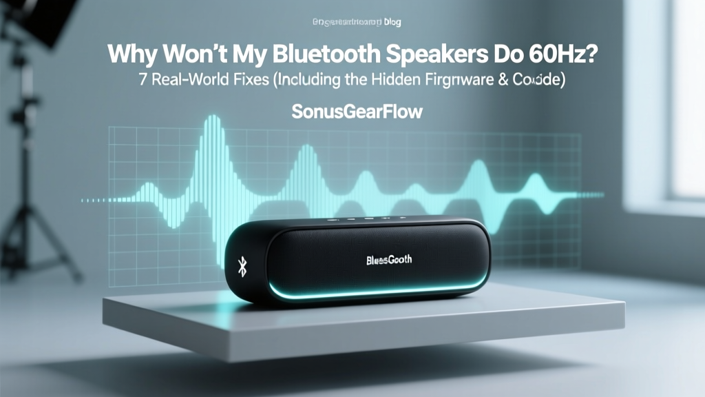 Why Won’t My Bluetooth Speakers Do 60Hz? 7 Real-World Fixes (Including the Hidden Firmware & Codec Trap Most Users Miss)