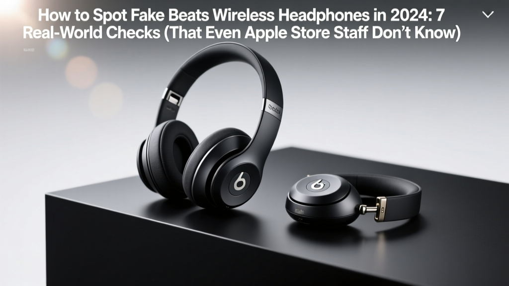 How to Spot Fake Beats Wireless Headphones in 2024: 7 Real-World Checks (That Even Apple Store Staff Use) — Avoid $200 Mistakes Before You Click 'Buy'