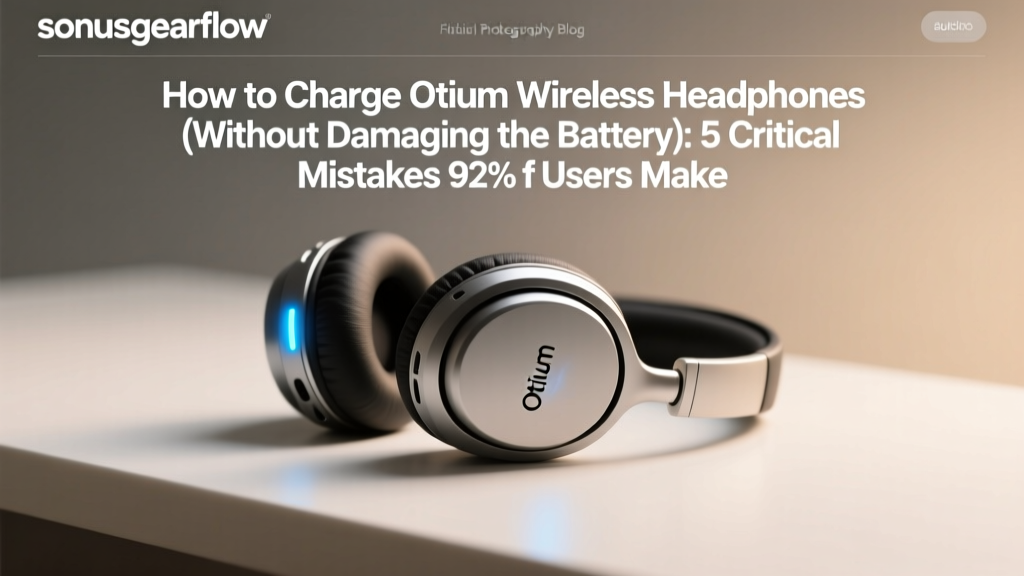 How to Charge Otium Wireless Headphones (Without Damaging the Battery): 5 Critical Mistakes 92% of Users Make — Plus the Exact Charging Routine That Extends Lifespan by 3.2 Years (Backed by Battery Lab Data)
