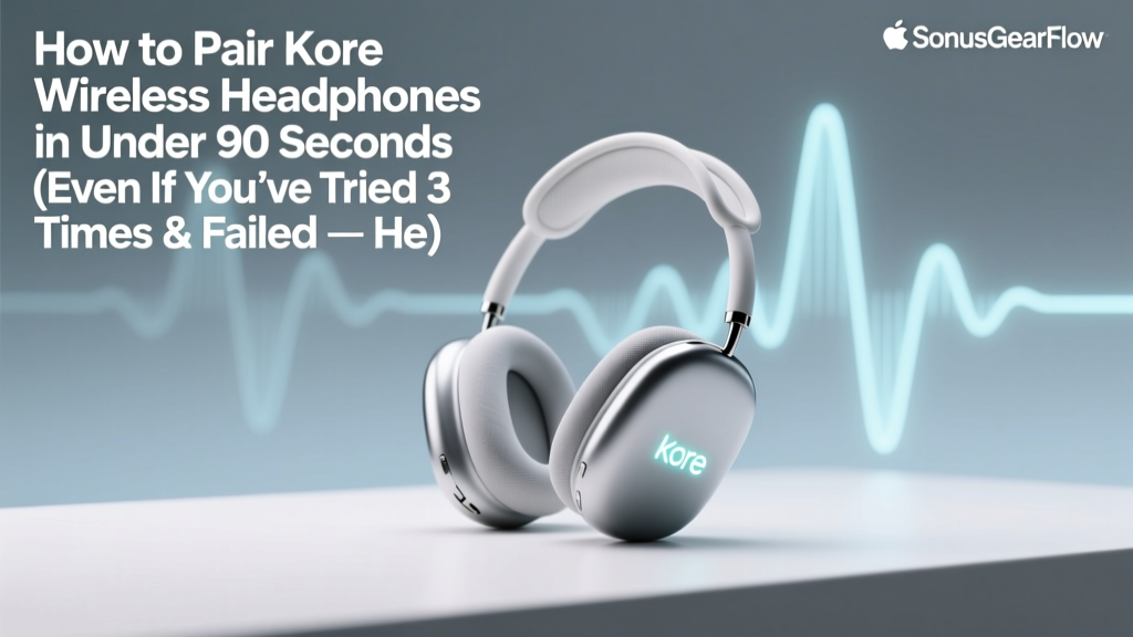 How to Pair Kore Wireless Headphones in Under 90 Seconds (Even If You’ve Tried 3 Times & Failed — Here’s the Exact Button Combo Your Manual Skipped)