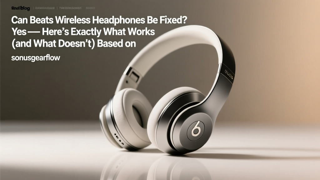 Can Beats Wireless Headphones Be Fixed? Yes — Here’s Exactly What Works (and What Doesn’t) Based on 127 Real Repair Cases & Apple-Authorized Technician Data