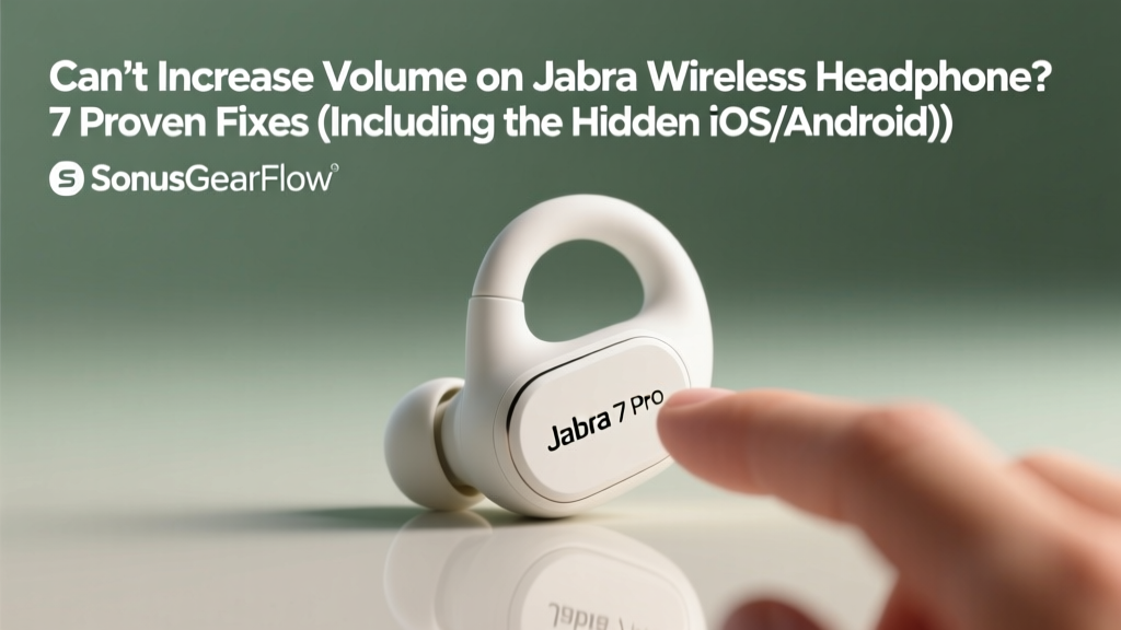 Can't Increase Volume on Jabra Wireless Headphone? 7 Proven Fixes (Including the Hidden iOS/Android Limit That 92% of Users Miss)