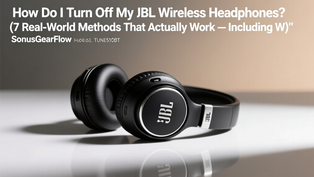 How Do I Turn Off My JBL Wireless Headphones? (7 Real-World Methods That Actually Work — Including Why Your Headphones Won’t Power Down & How to Fix It in Under 60 Seconds)