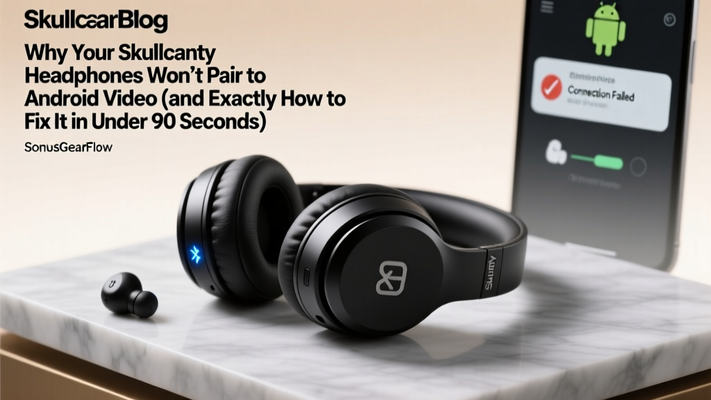 Why Your Skullcandy Headphones Won’t Pair to Android Video (and Exactly How to Fix It in Under 90 Seconds — No Factory Reset Needed)