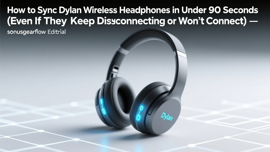 How to Sync Dylan Wireless Headphones in Under 90 Seconds (Even If They Keep Disconnecting or Won’t Pair with Your iPhone, Android, or Laptop)