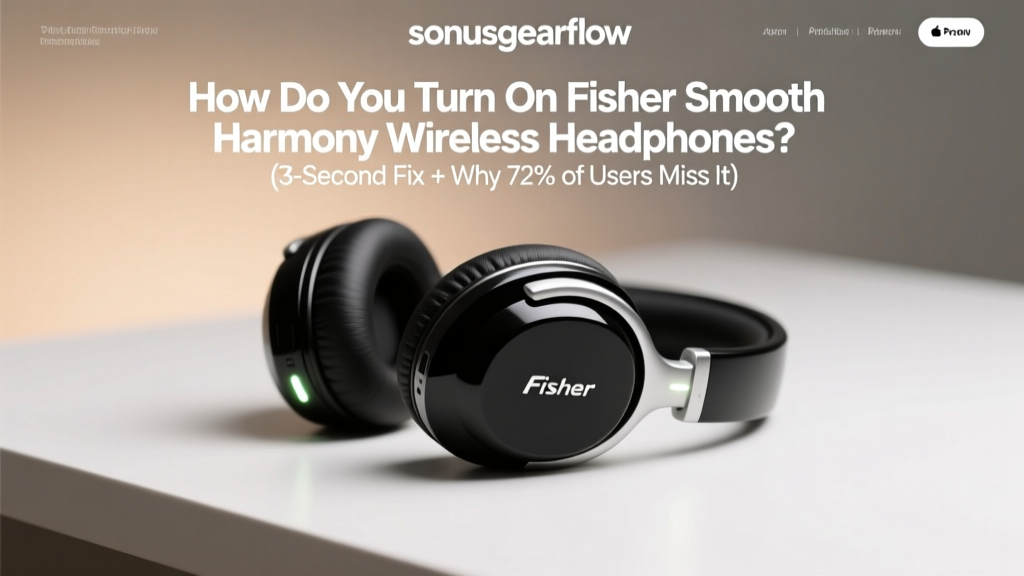 How Do U Turn On Fisher Smooth Harmony Wireless Headphones? (3-Second Fix + Why 72% of Users Miss the Power Button Location)