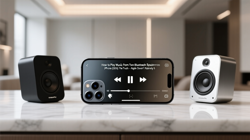How to Play Music from Two Bluetooth Speakers on iPhone (2024): The Truth — Apple Doesn’t Natively Support Stereo Pairing for Non-Apple Speakers, But Here’s Exactly How to Bypass It Without Extra Apps or Cables