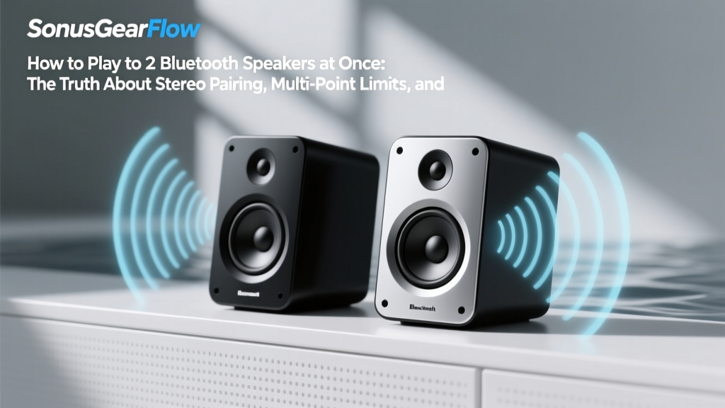 How to Play to 2 Bluetooth Speakers at Once: The Truth About Stereo Pairing, Multi-Point Limits, and Why Your Phone Won’t Just ‘Work’ (5 Real Fixes That Actually Sync Audio)