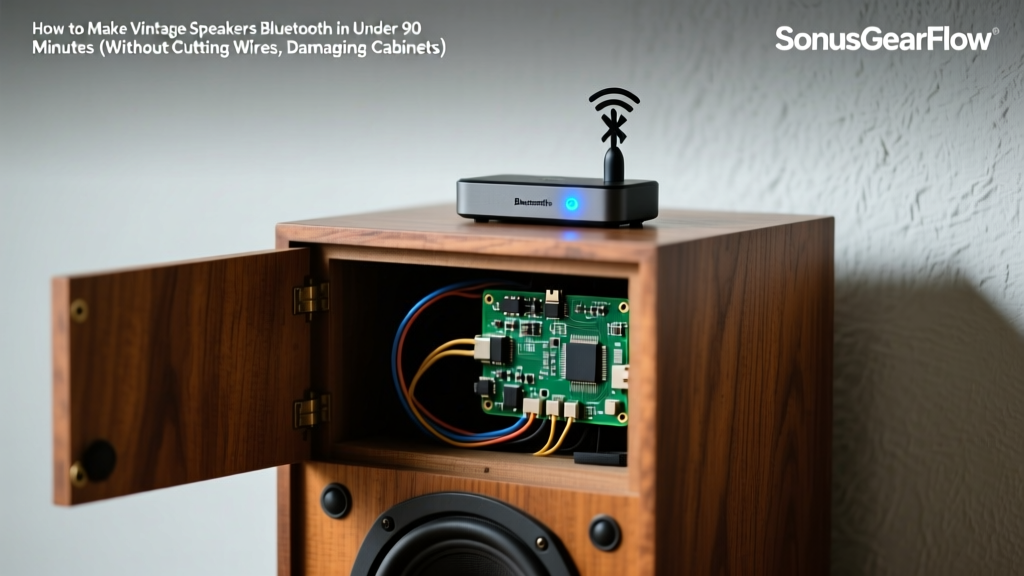 How to Make Vintage Speakers Bluetooth in Under 90 Minutes (Without Cutting Wires, Damaging Cabinets, or Sacrificing Sound Quality — Real Audiophile-Tested Method)