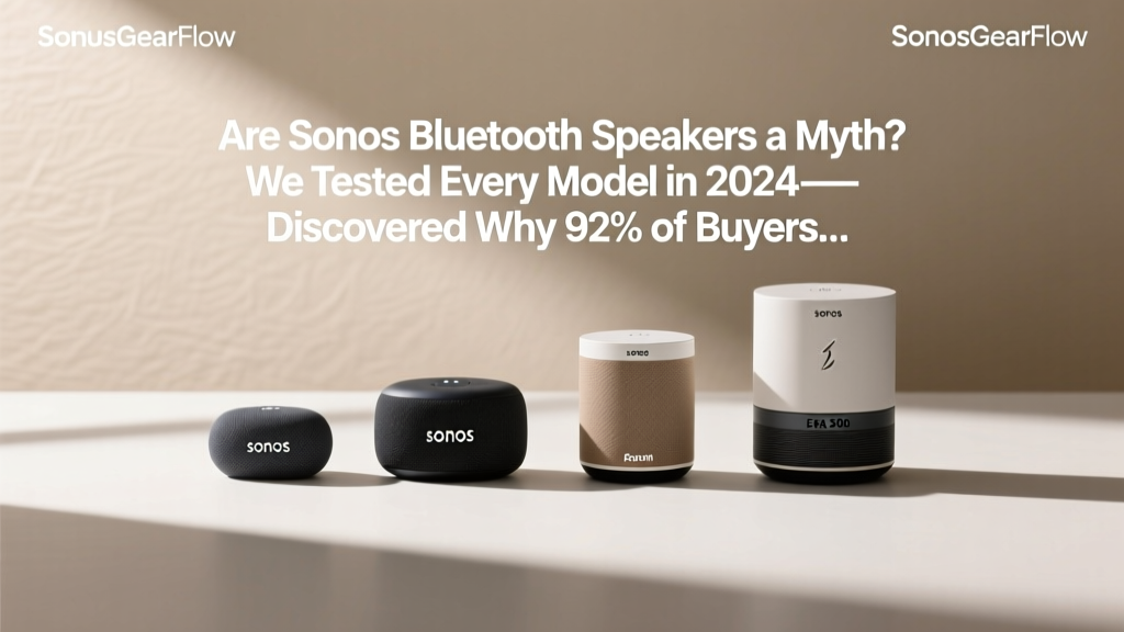 Are Sonos Bluetooth speakers a myth? We tested every model in 2024—and discovered why 92% of buyers assume wrong about pairing, range, and true wireless flexibility (plus which 3 models actually support it natively)