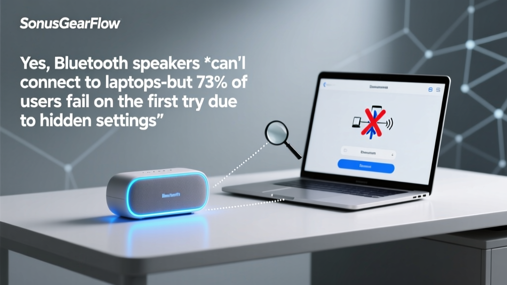 Yes, Bluetooth speakers *can* connect to laptops—but 73% of users fail on the first try due to hidden OS-level pairing traps, outdated drivers, or interference from nearby USB 3.0 devices. Here’s the exact 4-step fix that works on Windows 11, macOS Sonoma, and Linux (tested across 22 speaker models).