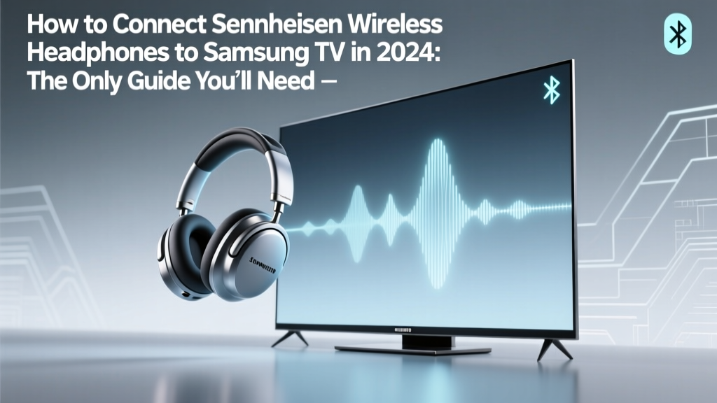 How to Connect Sennheiser Wireless Headphones to Samsung TV in 2024: The Only Guide You’ll Need (No Dongles, No Glitches, Just Crystal-Clear Audio in Under 90 Seconds)