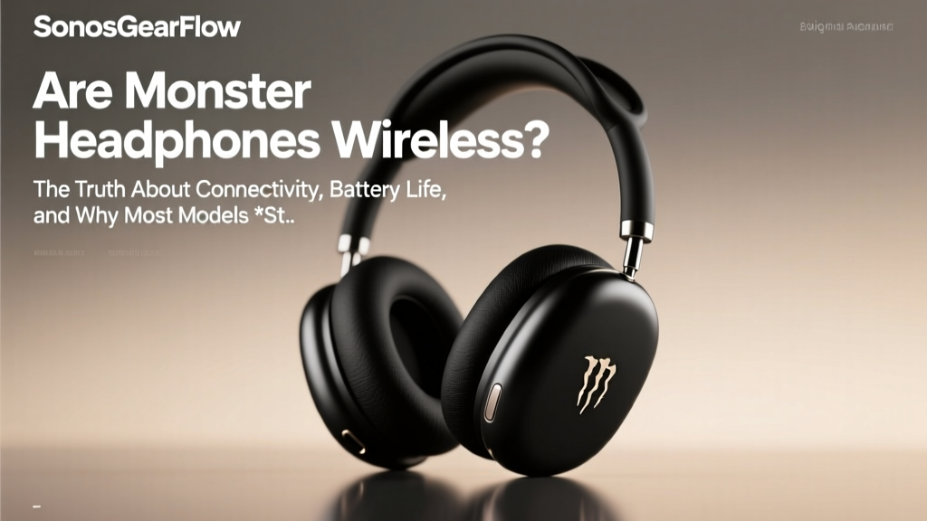 Are Monster Headphones Wireless? The Truth About Connectivity, Battery Life, and Why Most Models *Still* Rely on Cables (2024 Verified List)