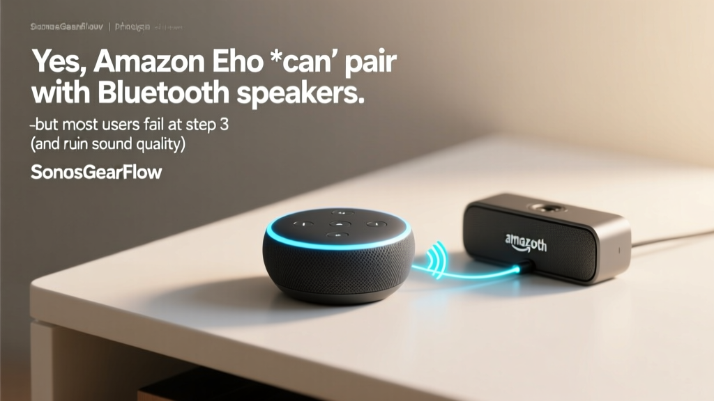 Yes, Amazon Echo *can* pair with Bluetooth speakers—but most users fail at step 3 (and ruin sound quality). Here’s the exact pairing sequence, latency fixes, and why your JBL Flip won’t sync without this firmware tweak.