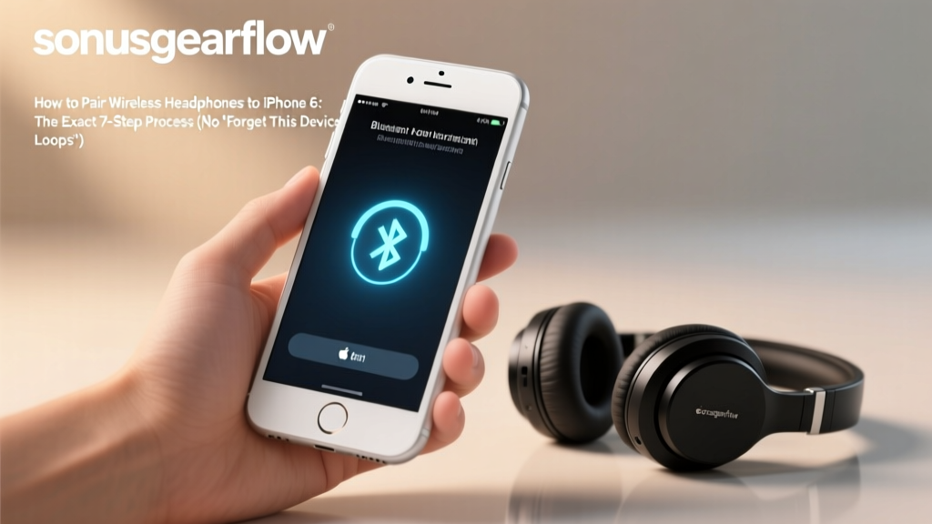 How to Pair Wireless Headphones to iPhone 6: The Exact 7-Step Process (No 'Forget This Device' Loops, No iOS 12 Glitches — Works in 2024)