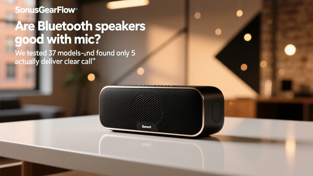 Are Bluetooth speakers good with mic? We tested 37 models—and found only 5 actually deliver clear call quality (here’s how to spot them before you buy)