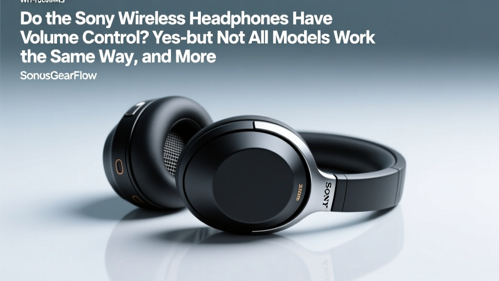 Do the Sony wireless headphones have volume control? Yes—but not all models work the same way, and many users accidentally mute their audio or trigger voice assistants instead of adjusting volume (here’s exactly how to get it right on every major model).