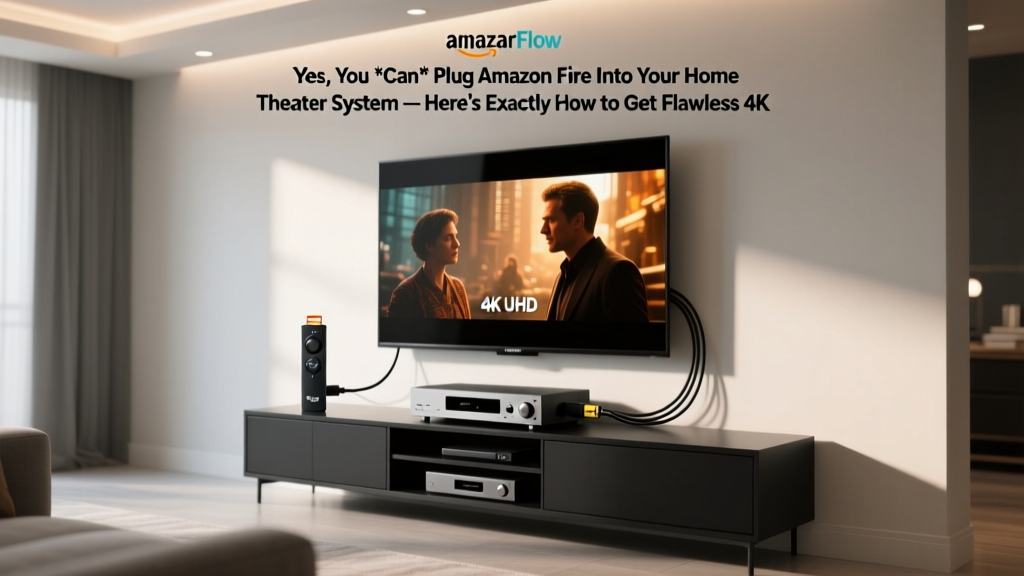 Yes, You *Can* Plug Amazon Fire Into Your Home Theater System — Here’s Exactly How to Get Flawless 4K HDR + Dolby Atmos (Without Buying New Gear)
