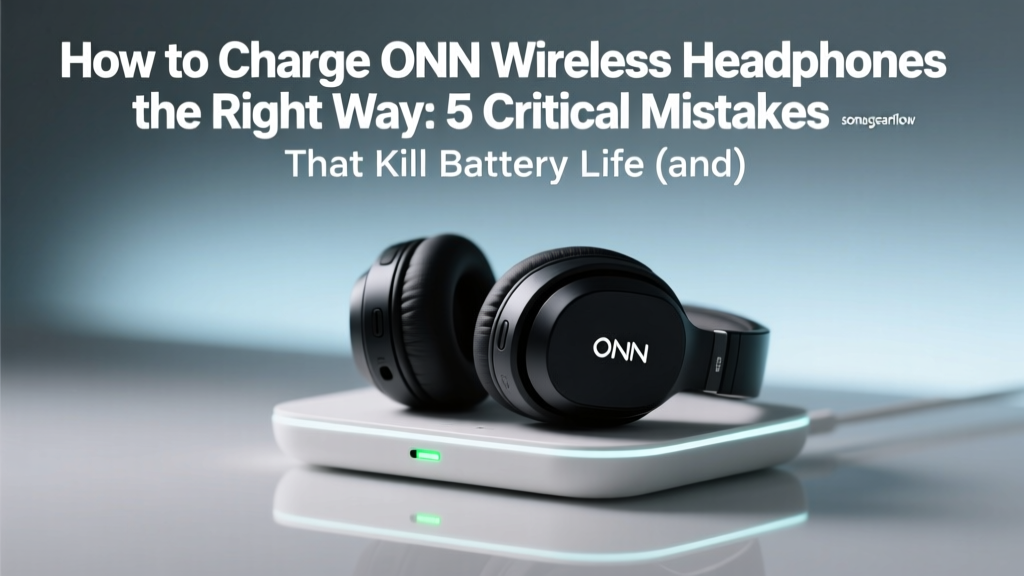 How to Charge ONN Wireless Headphones the Right Way: 5 Critical Mistakes That Kill Battery Life (and Exactly What to Do Instead)