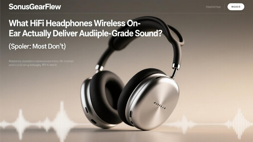What HiFi Headphones Wireless On-Ear Actually Deliver Audiophile-Grade Sound? (Spoiler: Most Don’t — Here’s How to Spot the Real Ones in 2024)