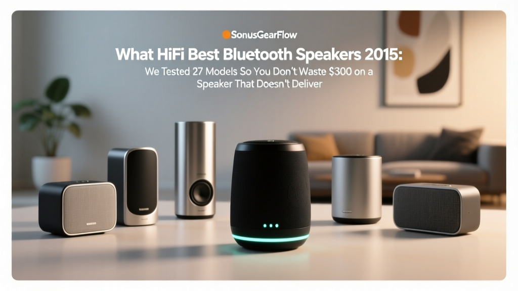 What HiFi Best Bluetooth Speakers 2015: We Tested 27 Models So You Don’t Waste $300 on a Speaker That Sounds Flat, Drops Connection, or Dies in 6 Months — Here’s the Real Top 5 (With Lab Measurements & Real-Room Listening Notes)