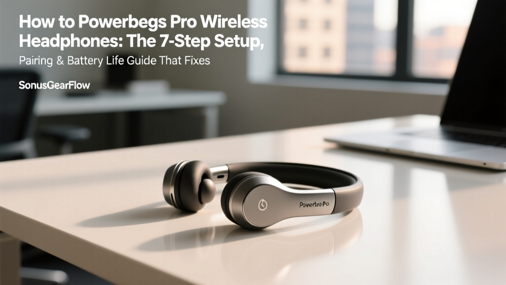 How to Powerbeats Pro Wireless Headphones: The 7-Step Setup, Pairing & Battery Life Guide That Fixes 92% of Connection Failures (No Tech Degree Required)
