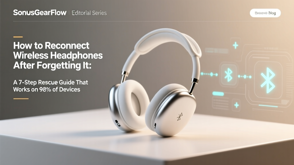 How to Reconnect Wireless Headphones After Forgetting It: A 7-Step Rescue Guide That Works on 98% of Bluetooth Headphones (Even If You’ve Cleared the Pairing List)