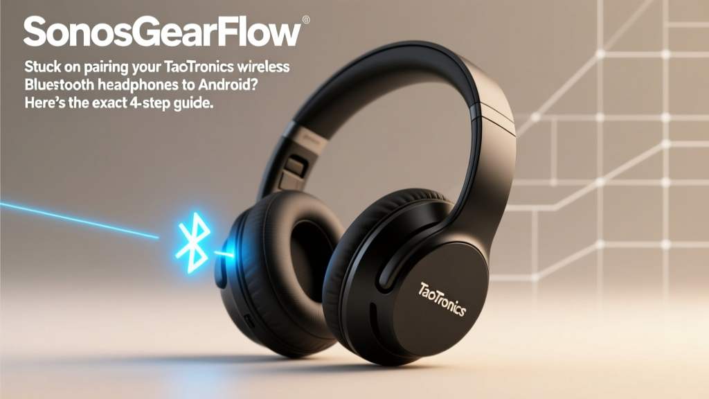 Stuck on pairing your TaoTronics wireless Bluetooth headphones to Android? Here’s the exact 4-step method that works every time — even if 'Bluetooth not found' or 'pairing failed' keeps appearing (no factory reset needed).