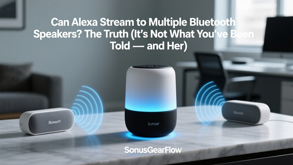 Can Alexa Stream to Multiple Bluetooth Speakers? The Truth (It’s Not What You’ve Been Told — and Here’s Exactly How to Make It Work Without Buying New Gear)